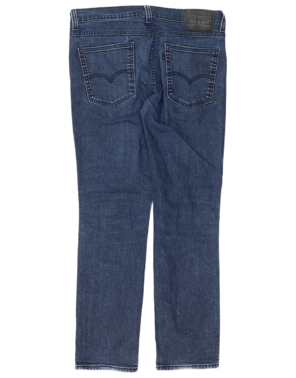 Levi's Mens 511 Slim Jeans W34 L32 Navy Blue Cotton