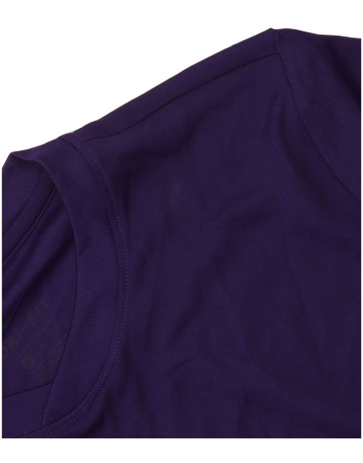 Nike Mens T-Shirt Top Medium Purple Polyester