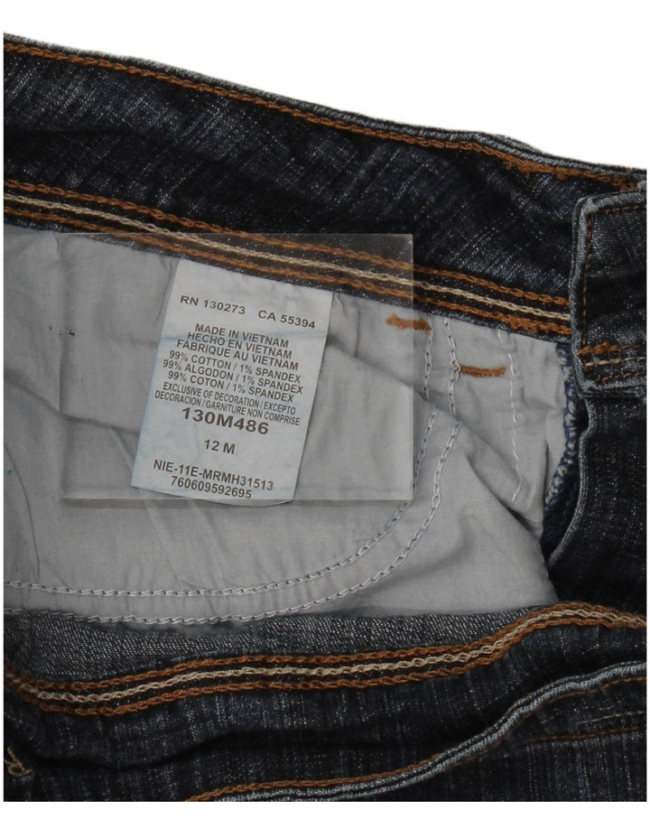 Lee Womens Riders Bootcut Jeans US 12 Large W30 L30 Navy Blue Cotton