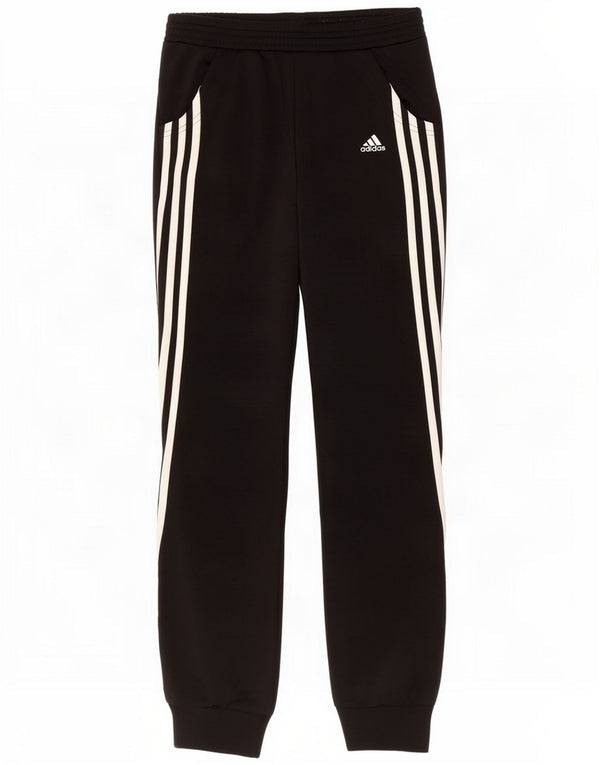 Adidas Pantalon de survêtement pour femme Joggers UK 8 Small Noir Polyester