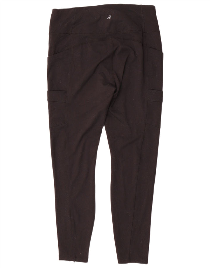 Leggings cargo da donna Eddie Bauer UK 14 grandi neri