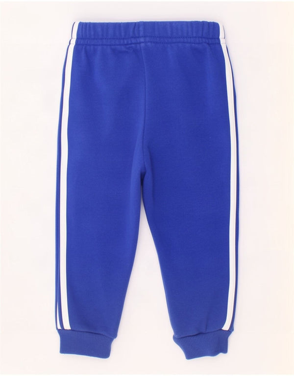 Pantalon de survêtement Adidas bébé garçon Joggers 3-6 mois bleu coton