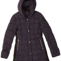 CALVIN KLEIN Womens Oversized Padded Coat UK 10 Small Navy Blue