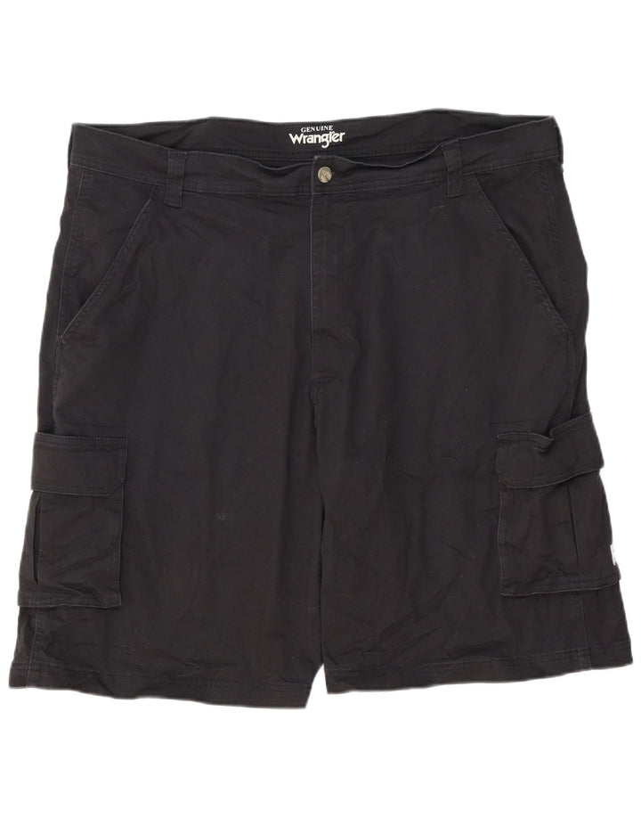 Pantaloncini cargo da uomo WRANGLER W40 XL cotone nero