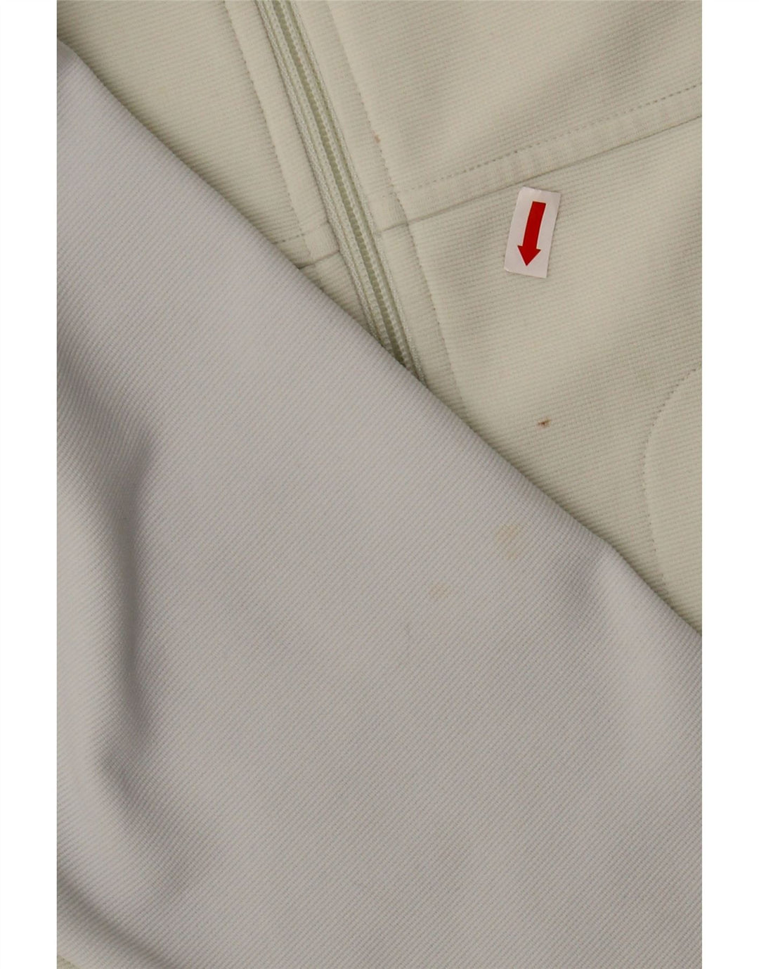 KAPPA Womens Tracksuit Top Jacket UK 14 Medium Off White Colourblock