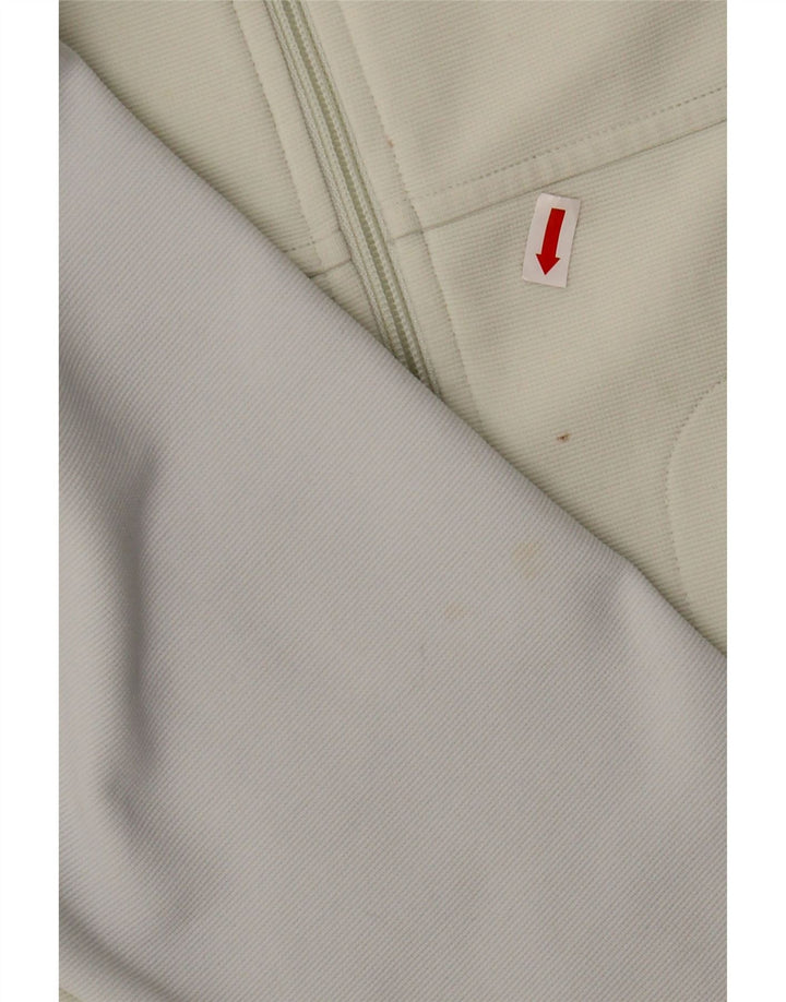 KAPPA Womens Tracksuit Top Jacket UK 14 Medium Off White Colourblock