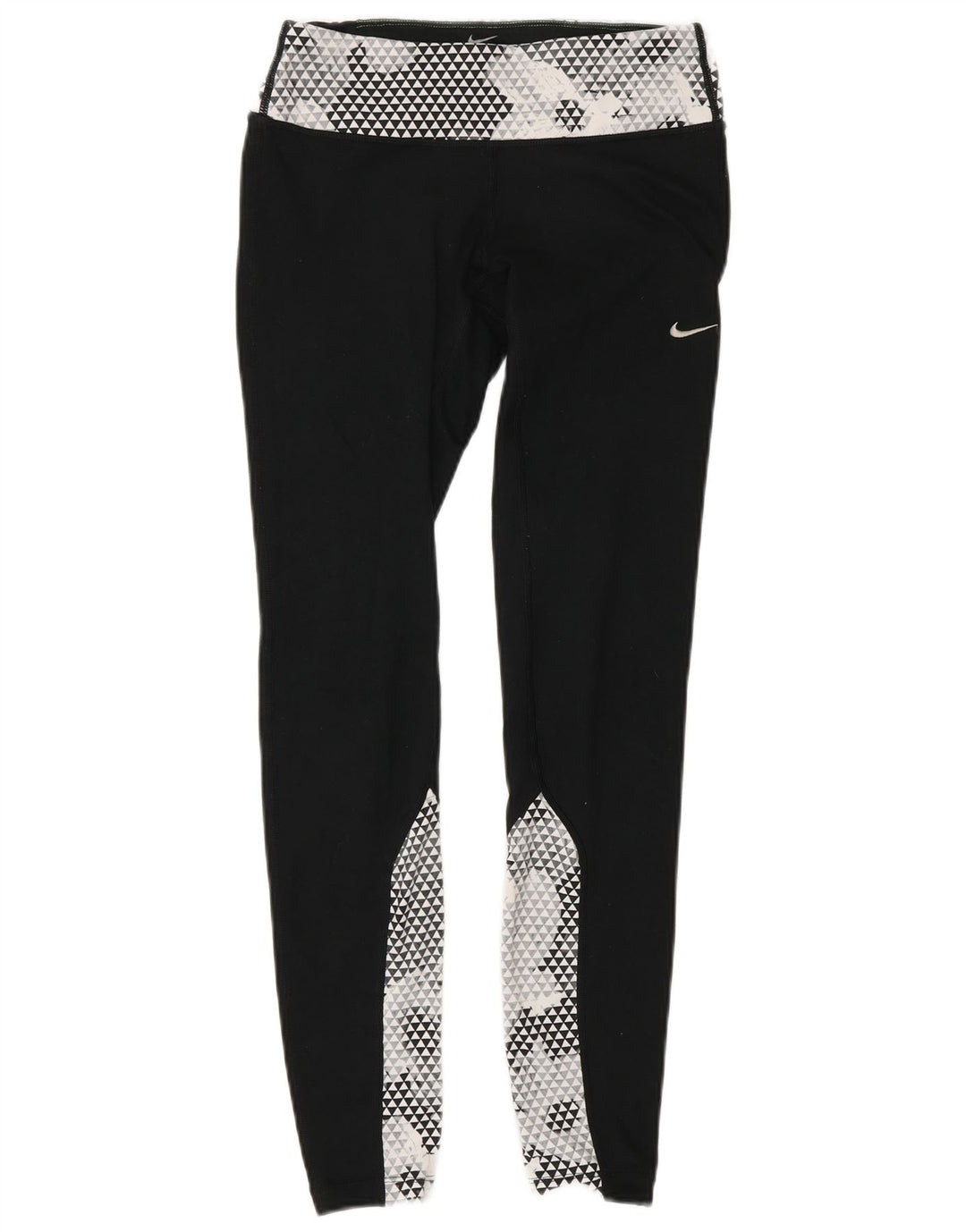 Nike Legging de course pour femme XS W25 L30 Noir Colorblock Polyester