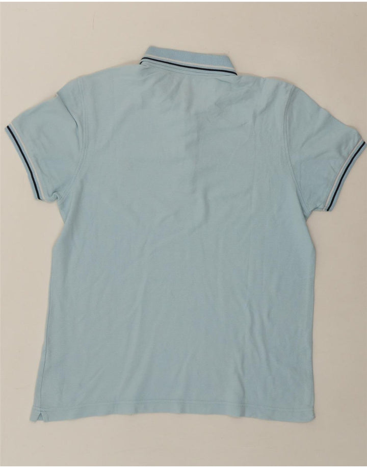 LOTTO Mens Polo Shirt Medium Blue Cotton Vintage Lotto and Second-Hand Lotto from Messina Hembry 