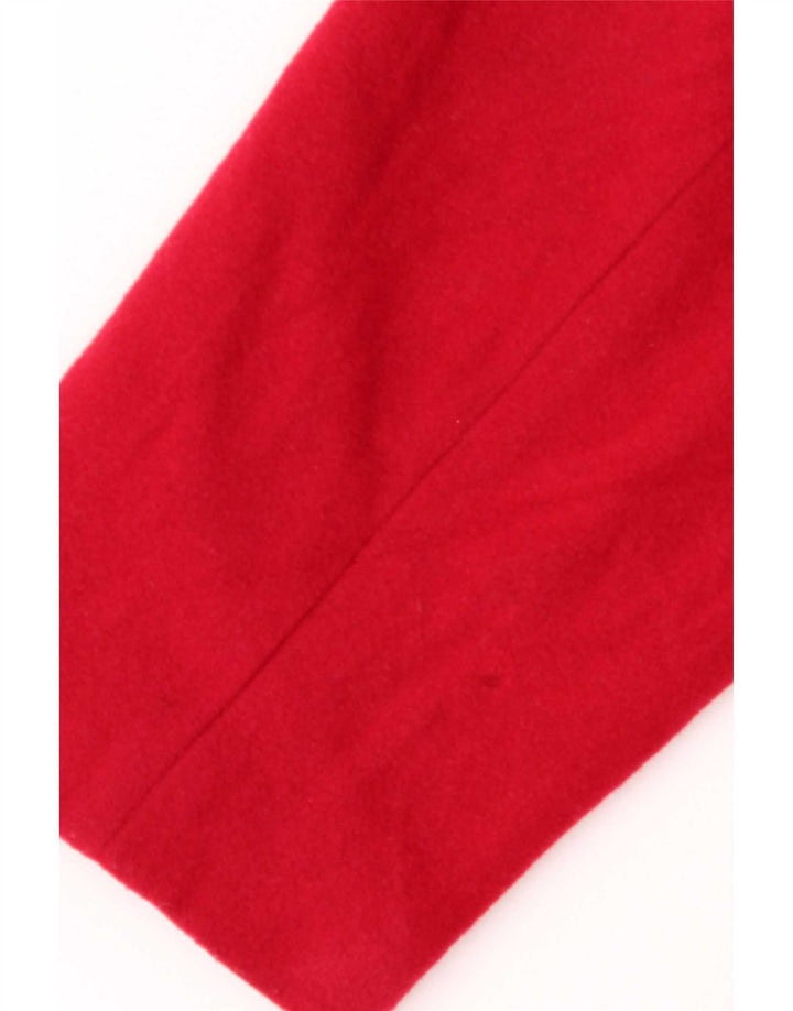Płaszcz damski John Lewis UK 18 XL, czerwona wełna
