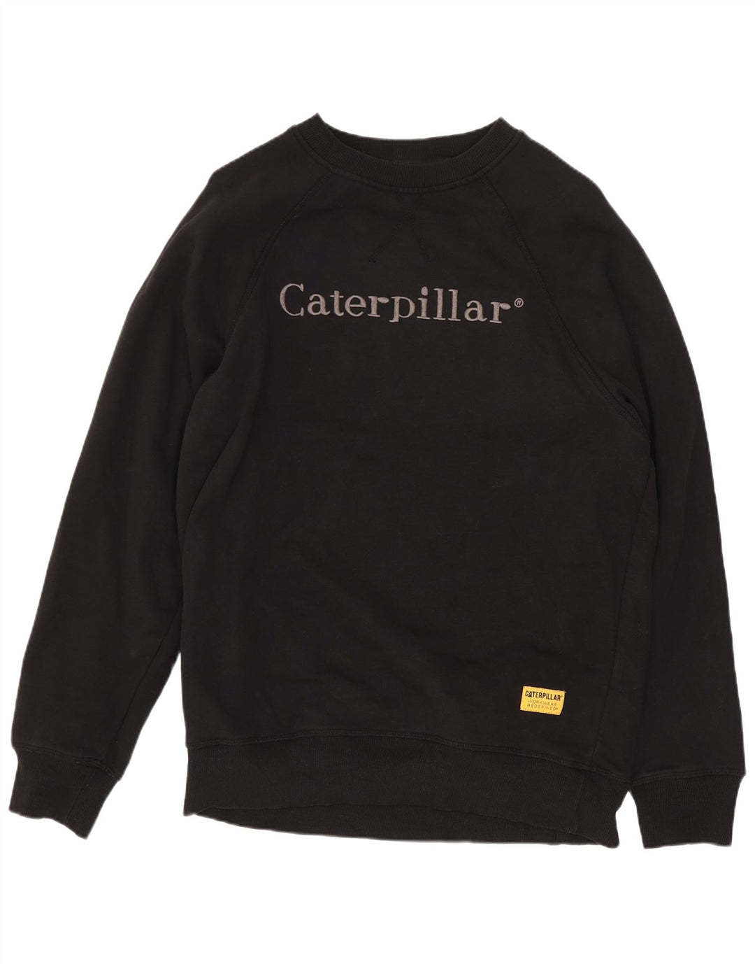 Caterpillar férfi grafikus pulóver pulóver közepes fekete pamut