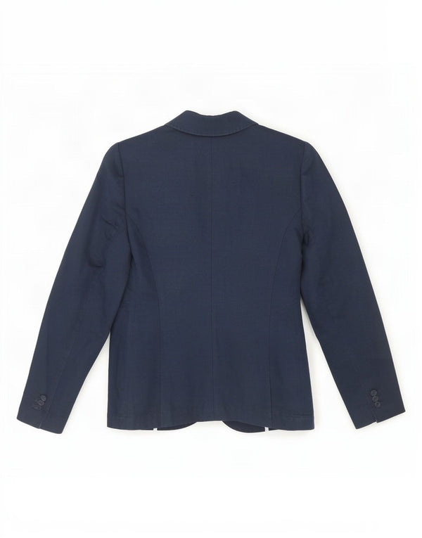 Crew Clothing Γυναικείο σακάκι με 2 κουμπιά σακάκι UK 10 Small Navy Blue λινό