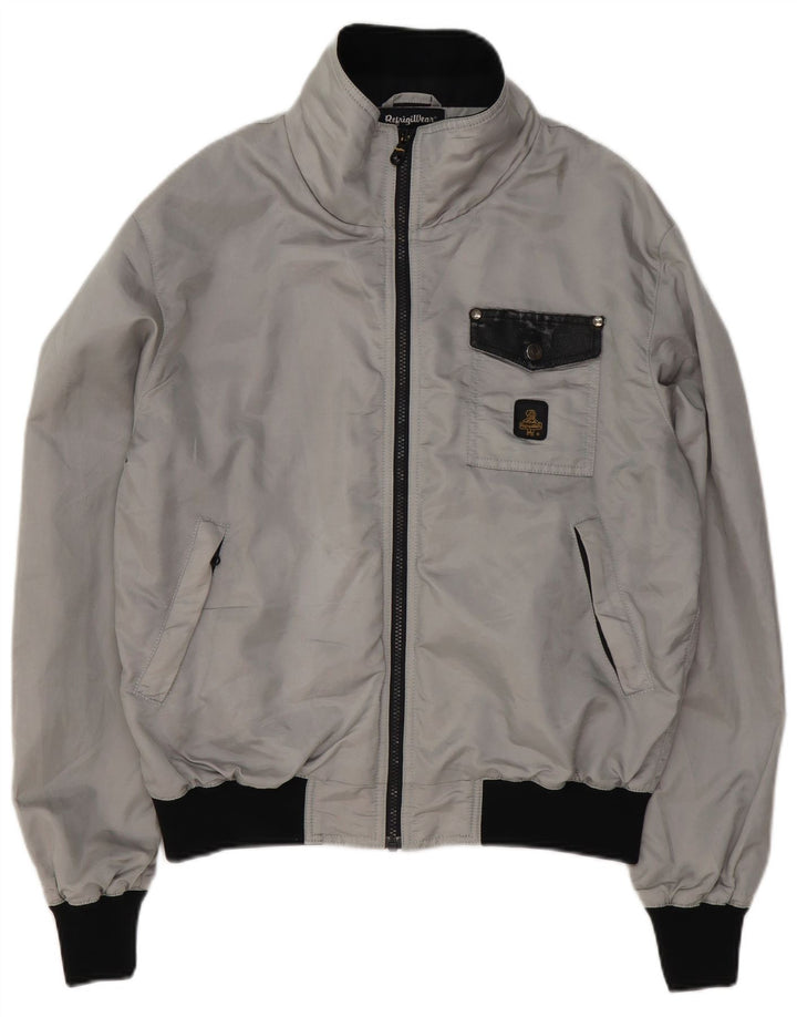 Refrigiwear Veste de pluie bomber pour homme UK 40 Large Gris Polyester