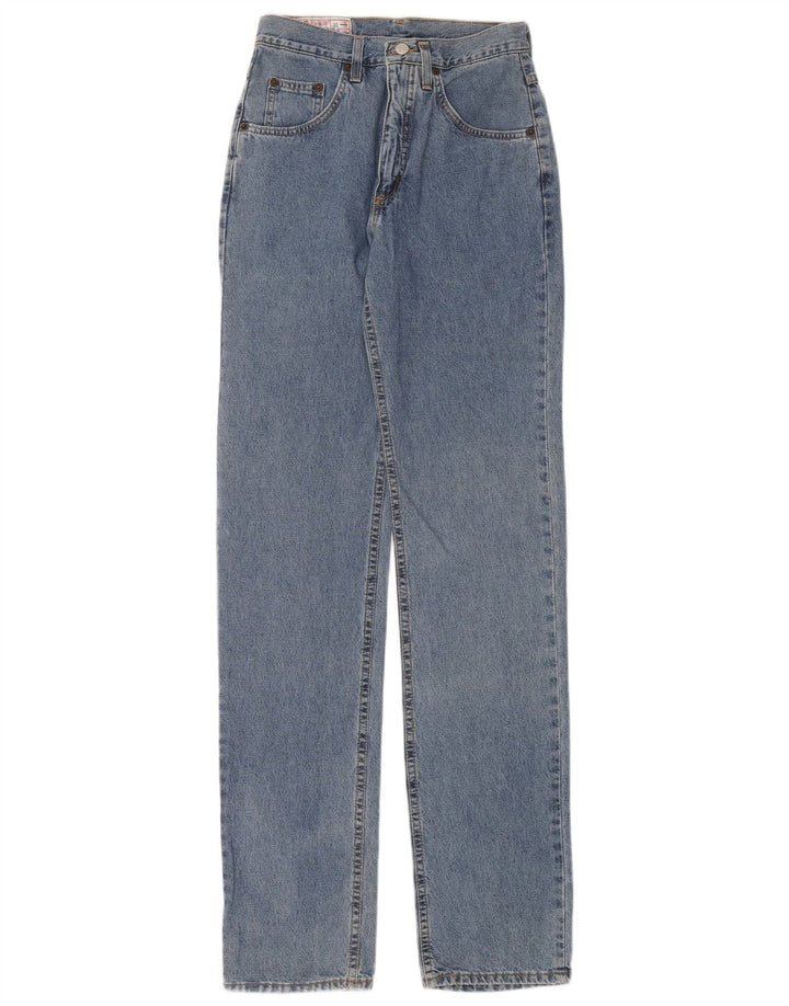 Rifle Womens Straight Jeans W28 L34 Blue Cotton