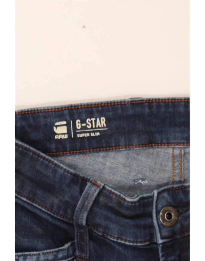 G-STAR Womens Super Slim Jeans W28 L32 Blue Cotton Vintage G-Star and Second-Hand G-Star from Messina Hembry 