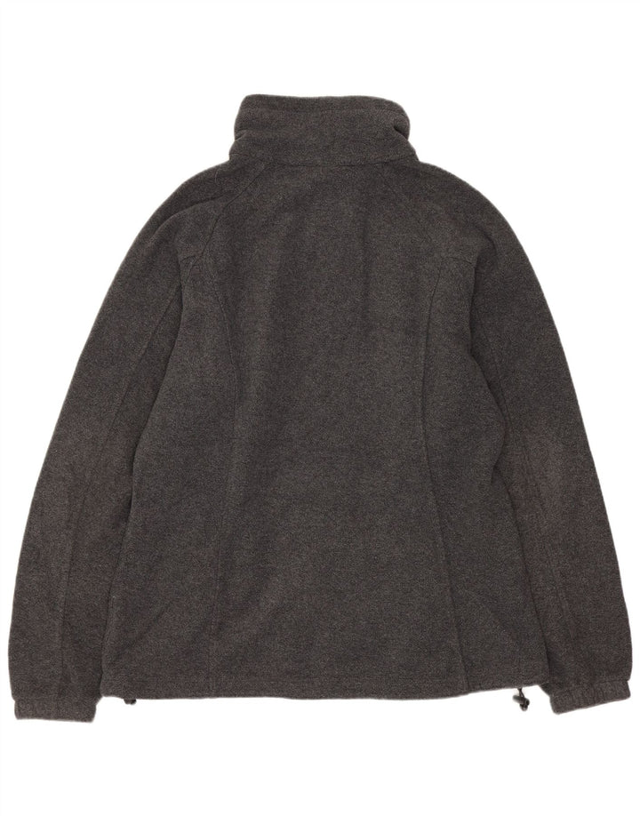 Columbia Womens Fleece Jacket UK 16 Large Grey Polyester