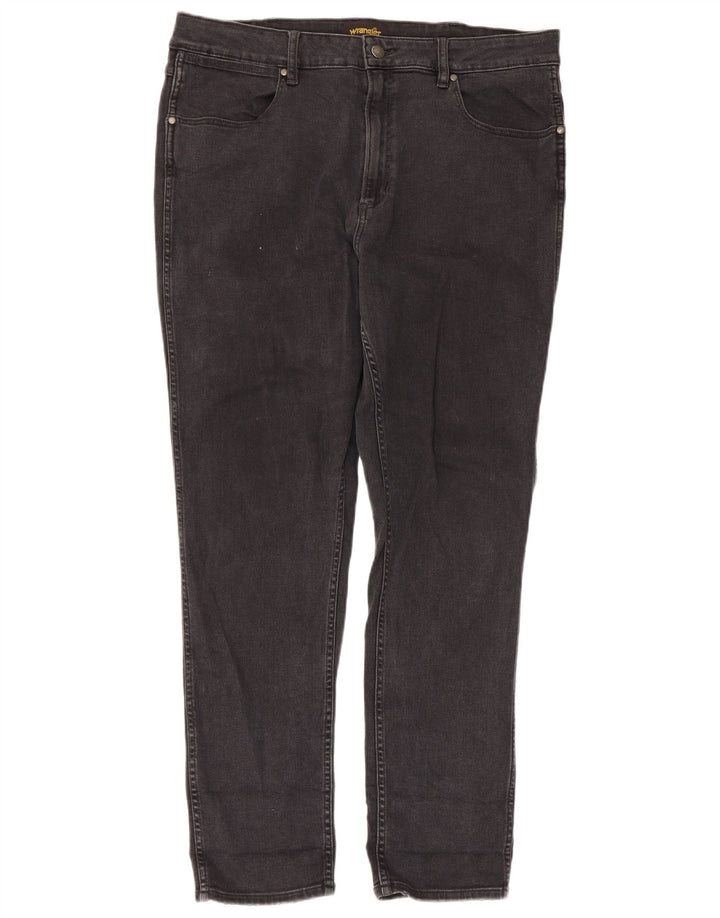 Wrangler Mens Sid Slim Jeans W38 L29 Grey Cotton