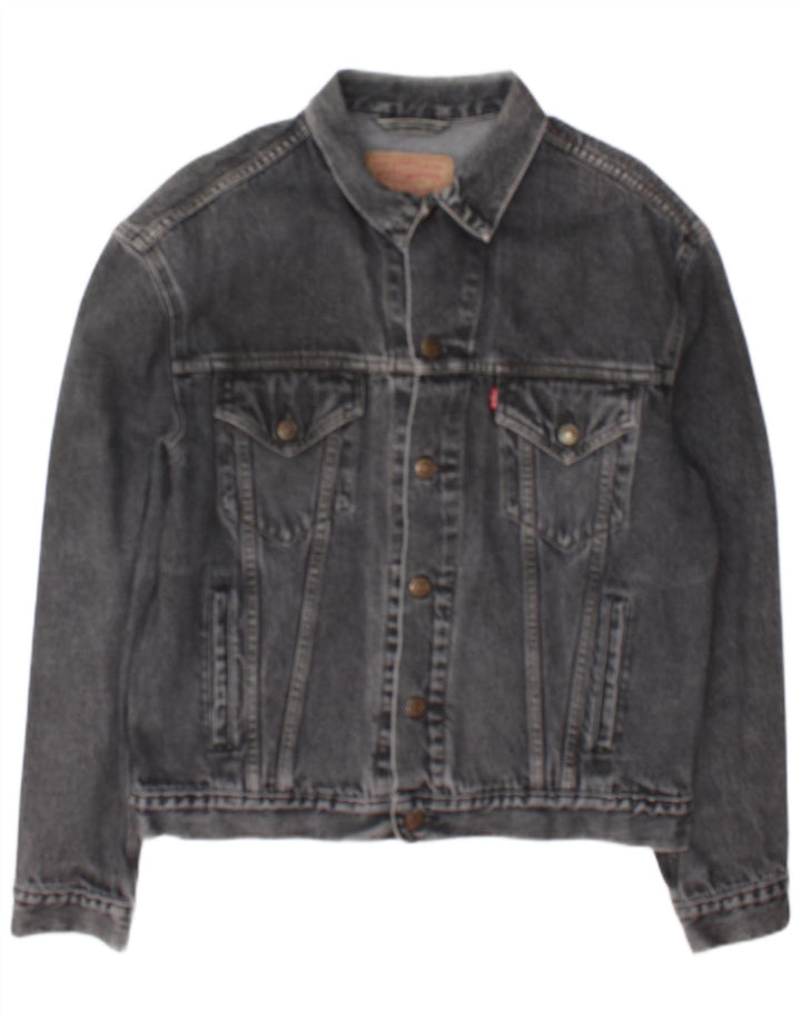 Levi's Herre denimjakke UK 40 Stor Grå Bomuld