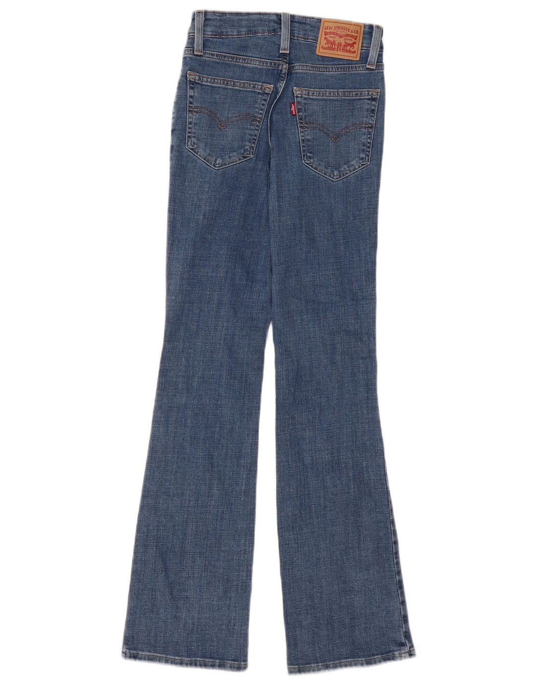Levi's Damen 725 High Rise Bootcut Jeans W24 L31 Blau