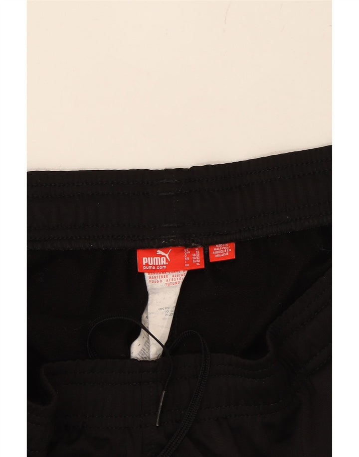 PUMA Mens Tracksuit Trousers XL Black Colourblock Polyester Vintage Puma and Second-Hand Puma from Messina Hembry 