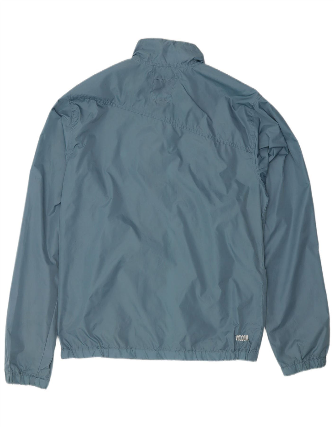 Volcom Mens Rain Jacket UK 38 Medium Blue Nylon
