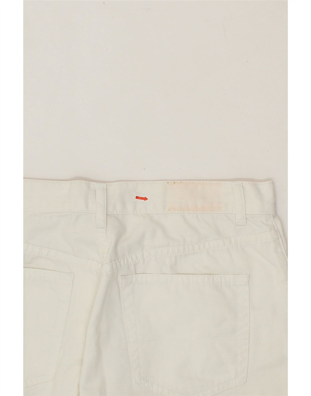 TOMMY HILFIGER Womens Straight Cropped Jeans US 8 Medium W32 L24  White Vintage Tommy Hilfiger and Second-Hand Tommy Hilfiger from Messina Hembry 