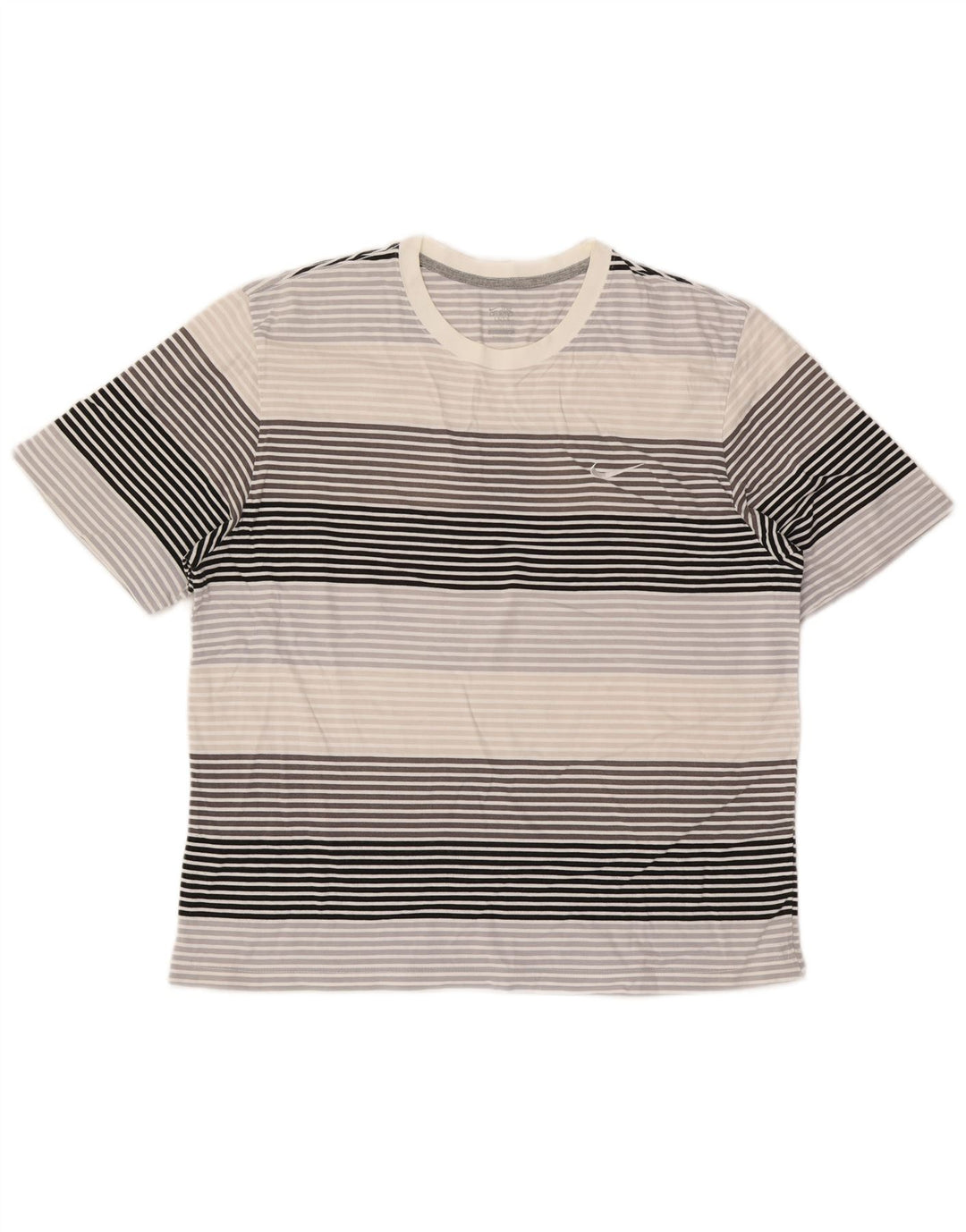 T-shirt da uomo Nike Top XL a righe grigie