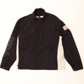 Murphy & Nye Herre grafisk regnjakke UK 36 Small Black Colourblock Nylon