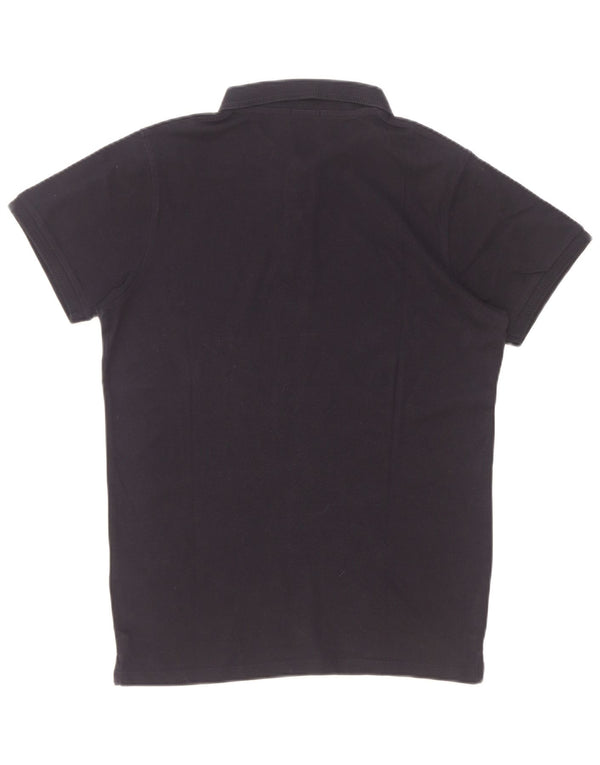Liu Jo Mens Slim Fit Polo Shirt Large Navy Blue Cotton