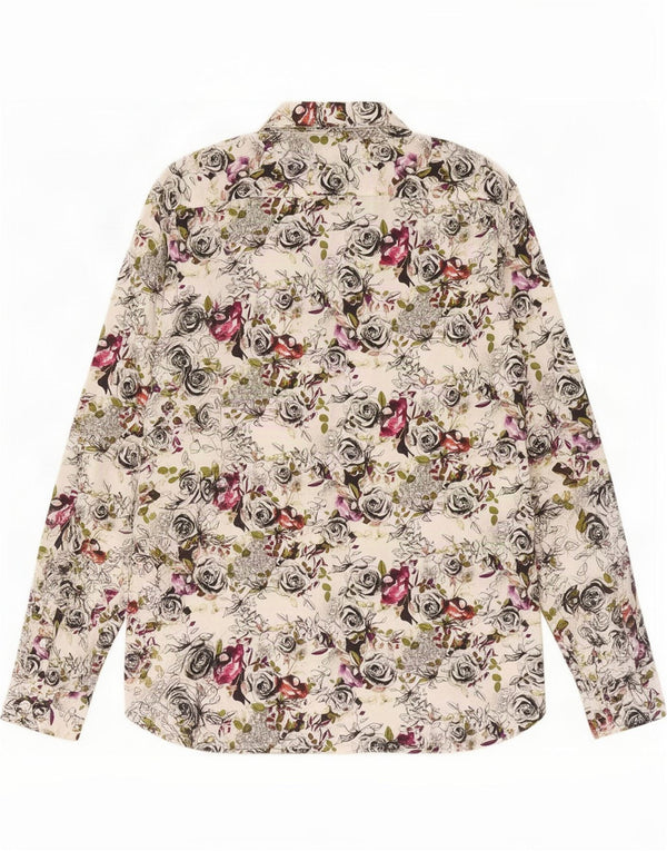 Ted Baker Chemise Homme Taille 5 XL Blanc Floral