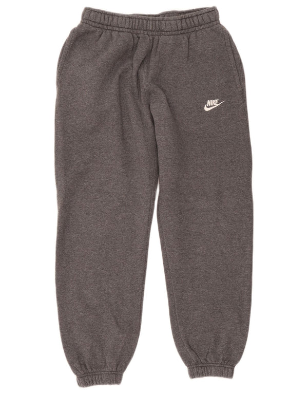 Nike træningsdragt bukser til mænd, joggers, små grå flækkede bomuld