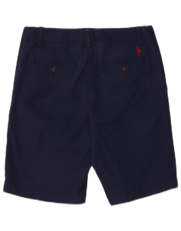 Ralph Lauren Boys Chino Shorts 11-12 Years W26  Navy Blue Cotton