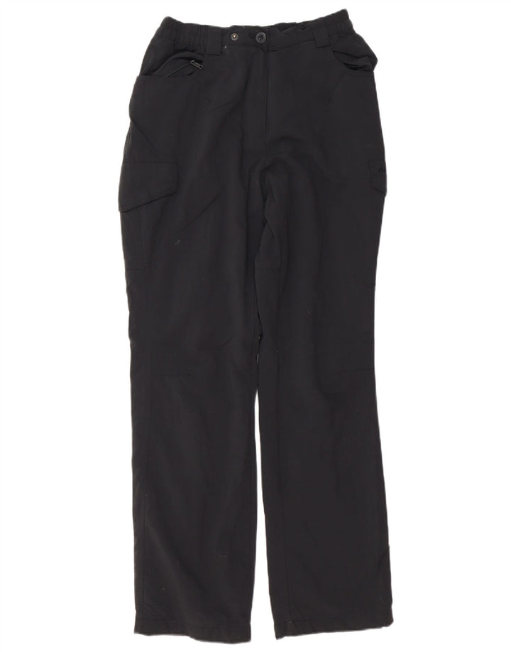 Rohan Womens Straight Cargo Trousers Small W27 L30 Black Polyamide