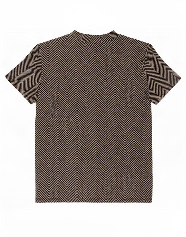 T-shirt Zara Trafaluc da donna UK 12 media nera a spina di pesce