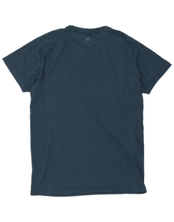 Mountain Warehouse Mens T-Shirt Top Medium Navy Blue Polyester