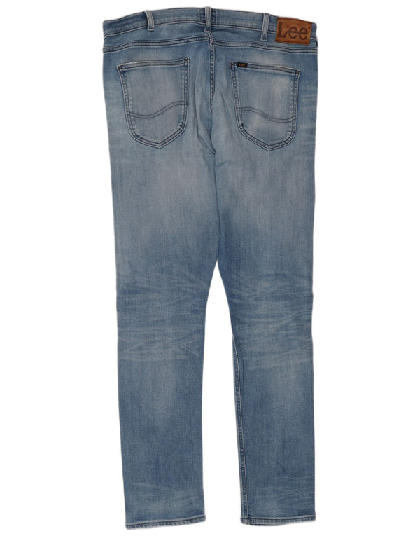 Lee Jean slim Luke en détresse pour femme W36 L32 en coton bleu