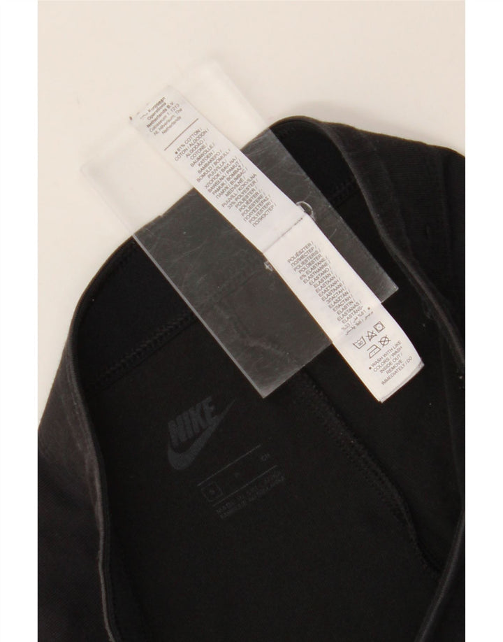 NIKE Womens Graphic Leggings UK 10 Small  Black Cotton Vintage Nike and Second-Hand Nike from Messina Hembry 