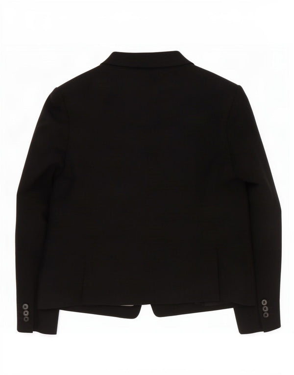 Jaqueta blazer feminina Marks & Spencer com 1 botão Reino Unido 20 2XL poliéster preto