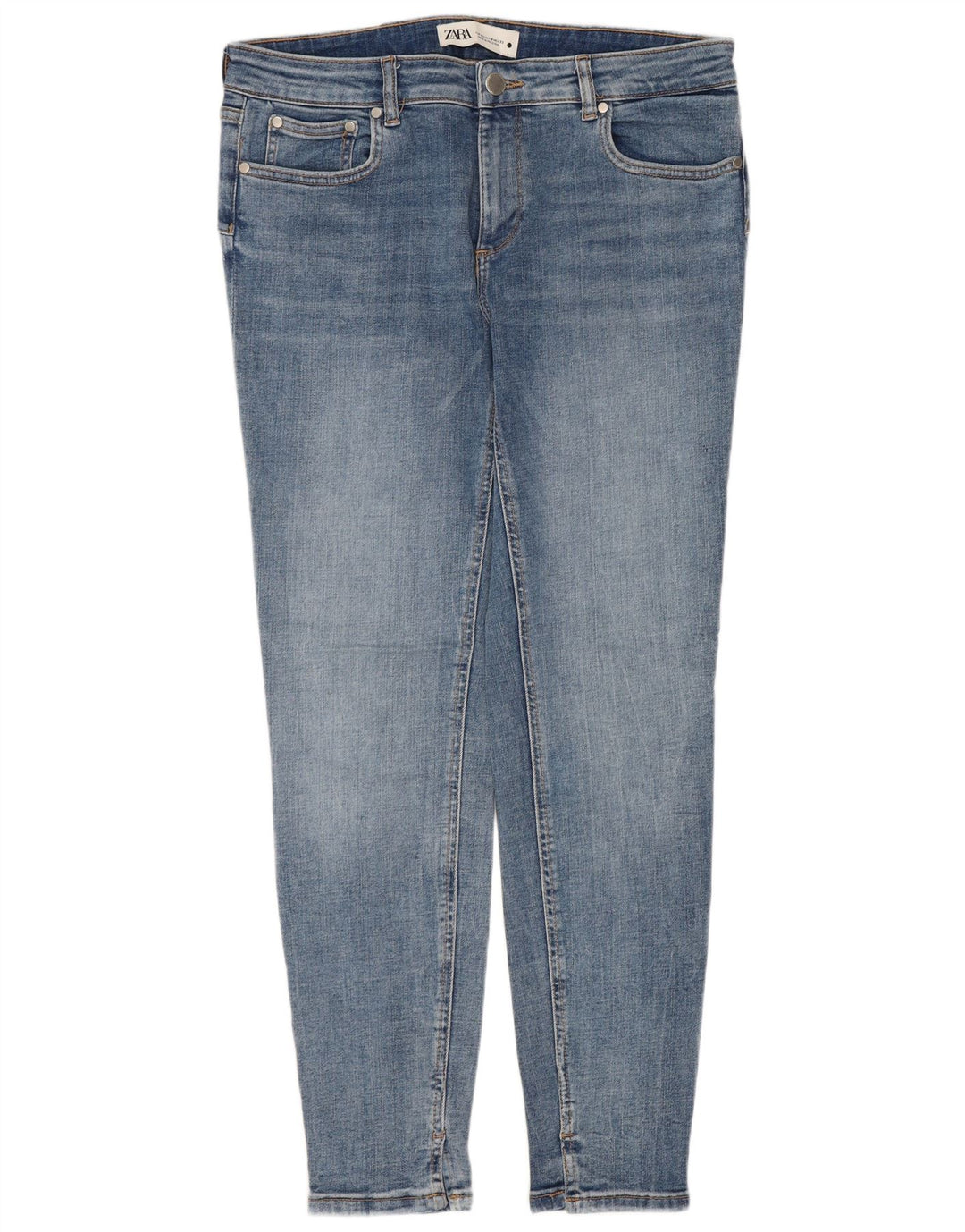 ZARA Womens Slim Jeans EU 42 Large W32 L28 Blue