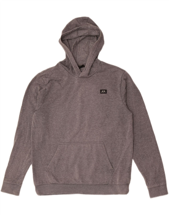Oakley Mens Regular Fit Hoodie Jumper Large Grey