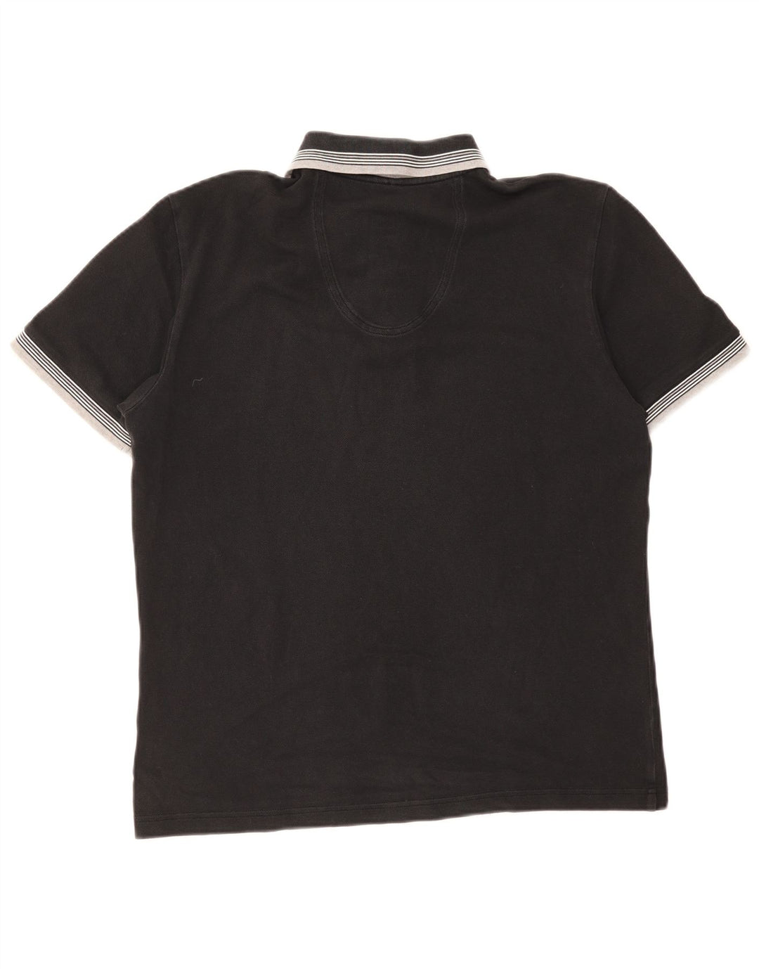 Hugo Boss Herren-Poloshirt, groß, schwarz gestreift