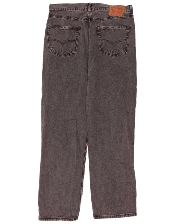 Мужские прямые джинсы Levi's 565 W33 L32, фиолетовый хлопок