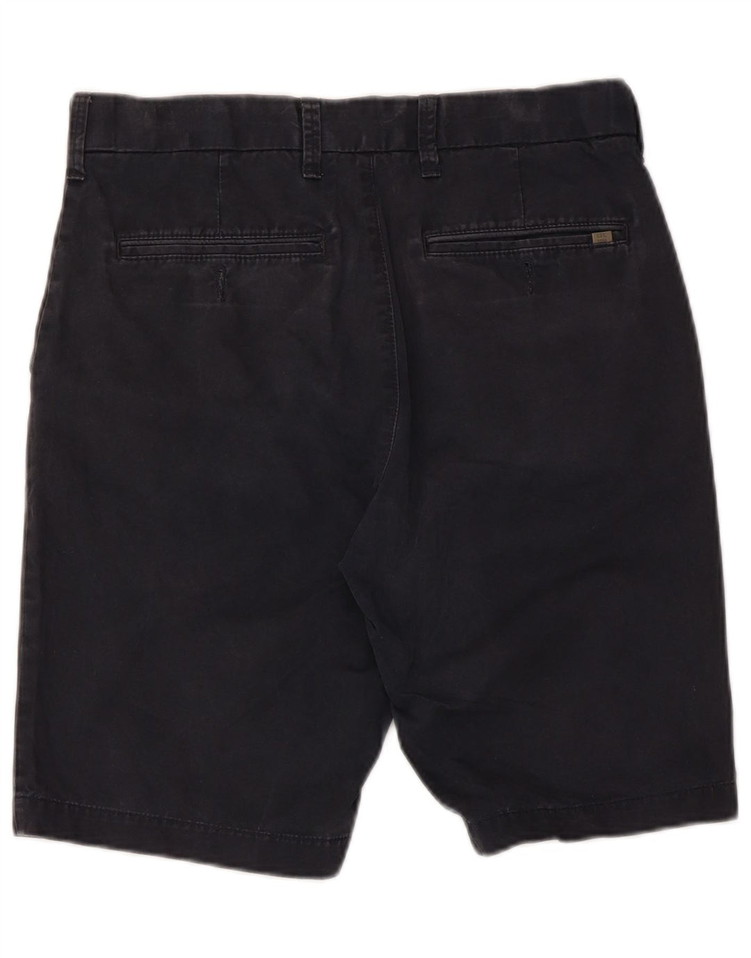 Marks & Spencer Short Chino Homme W30 Bleu Marine Moyen Coton