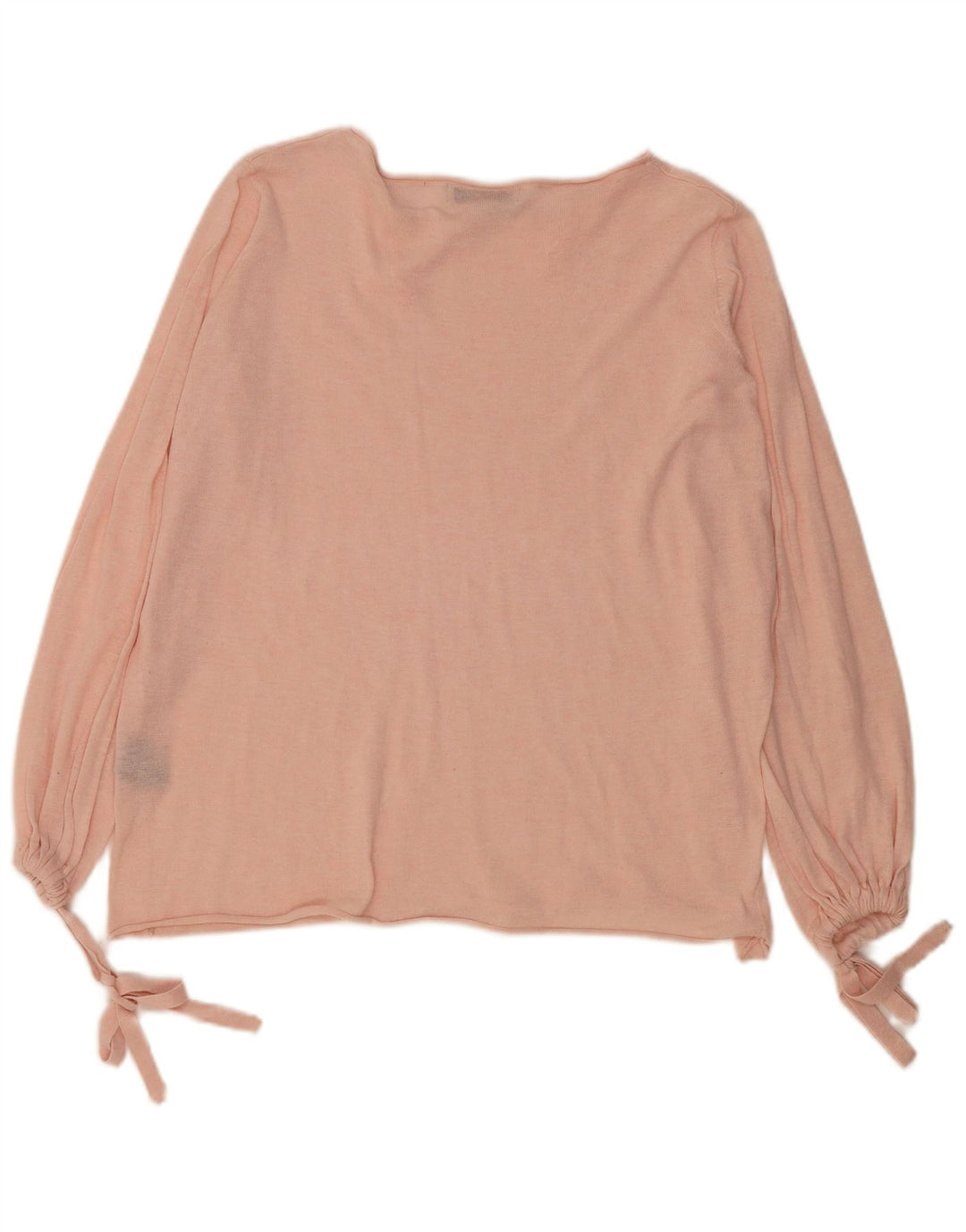 Zara Dame Oversized Bluse Top UK 14 Medium Pink Polyester