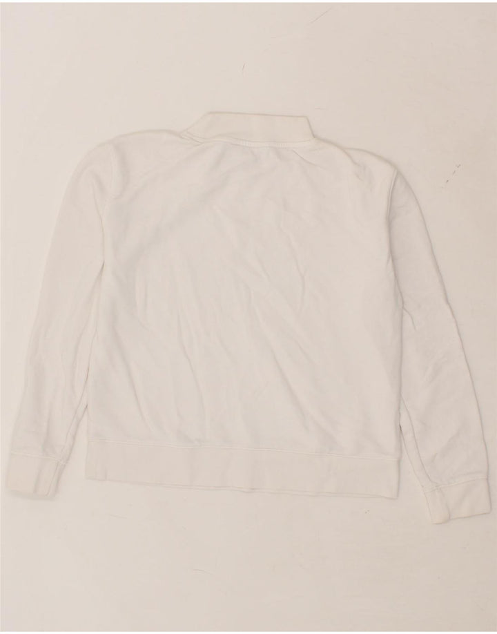 LEE Womens Regular Fit Sweatshirt Jumper UK 10 Small White Cotton Vintage Lee and Second-Hand Lee from Messina Hembry 