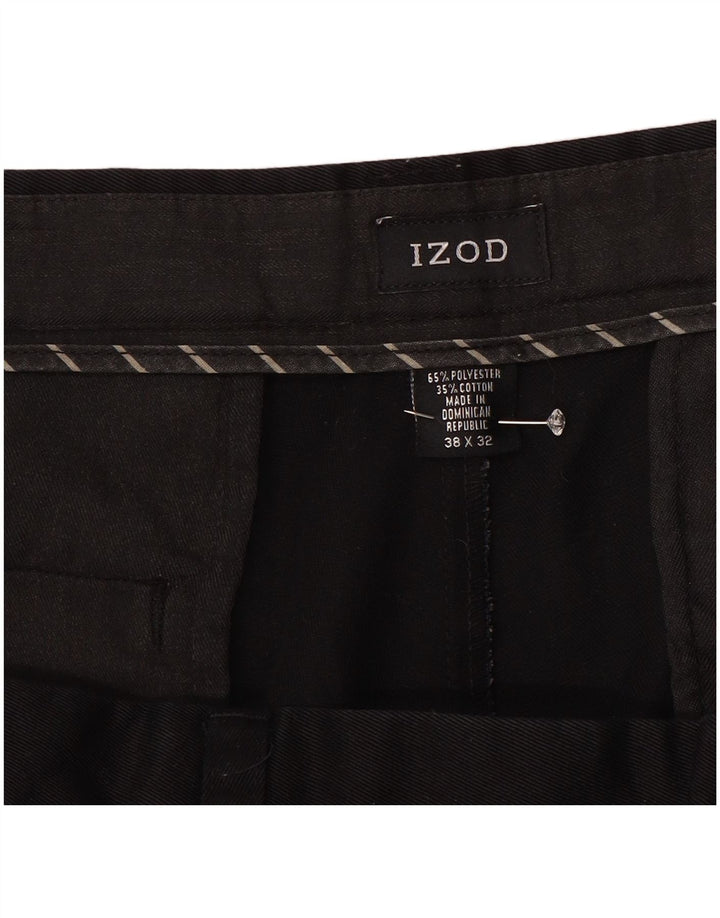 Izod Pantalon Chino Homme W38 L31 Noir Polyester
