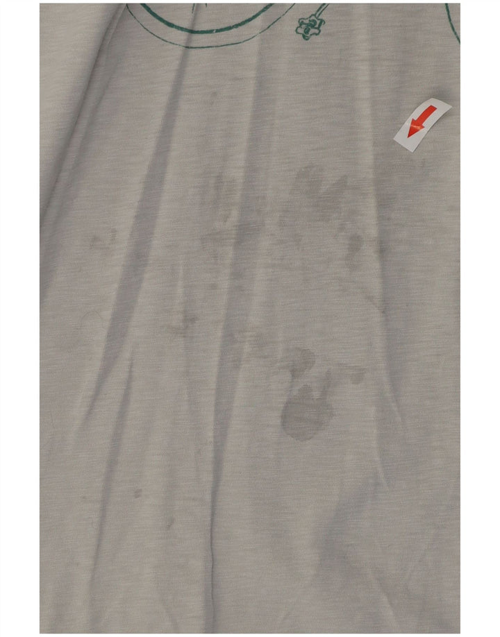 White Stuff Mens Graphic T-Shirt Top Medium Grey Cotton