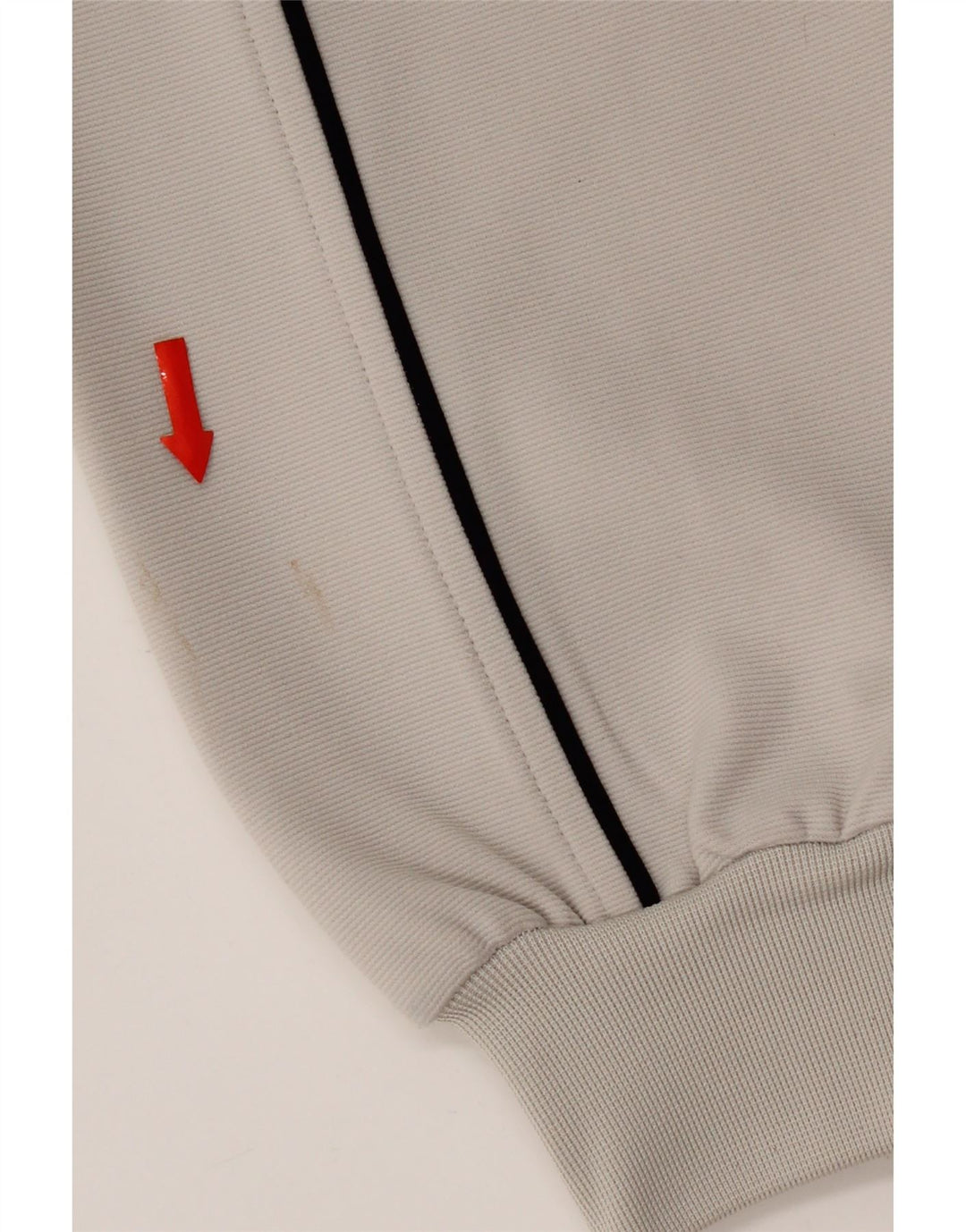 Kappa Mens Tracksuit Top Jacket Large Grey Colourblock Polyester
