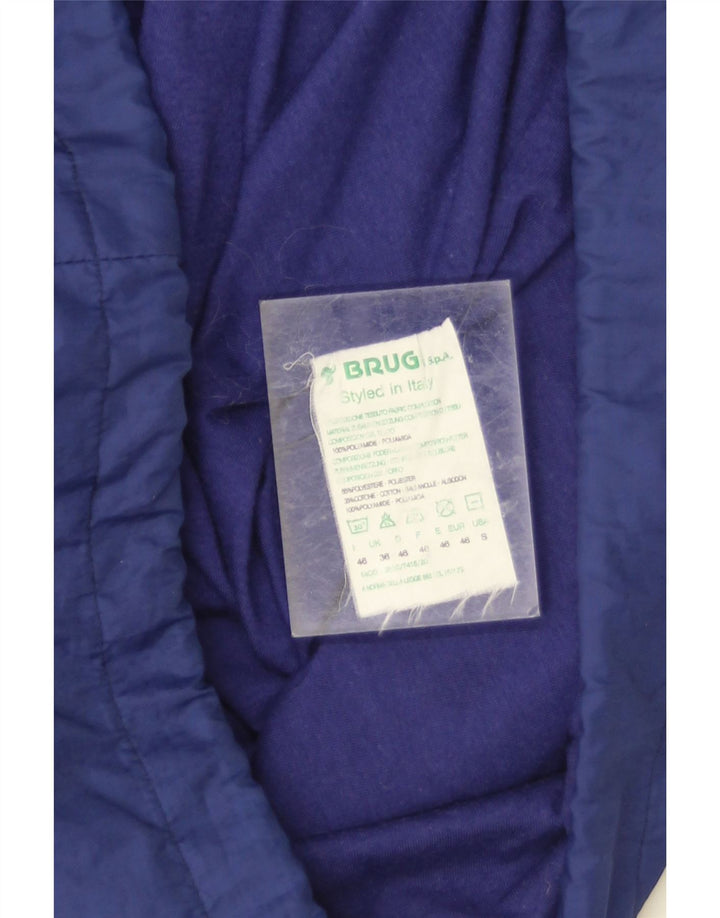 Brugi Mens Hooded Ski Jacket UK 36 Small Multicoloured Colourblock