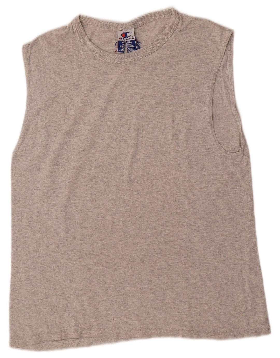 Champion Mens Vest Top Medium Grey Cotton