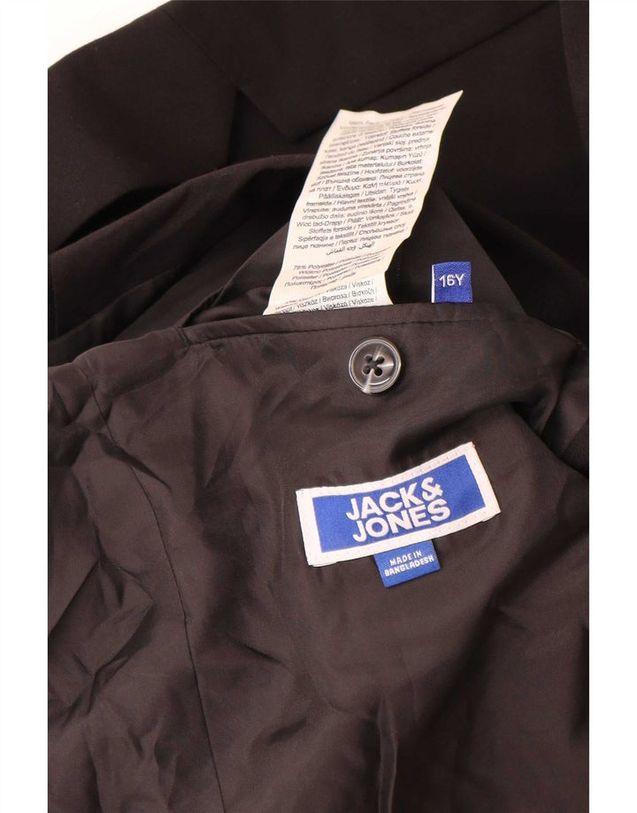 Jack & Jones Boys 2-knaps blazerjakke 15-16 år Sort polyester